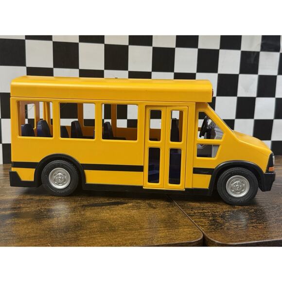 2011 PLAYMOBIL YELLOW SCHOOL BUS WITH FLASHING LIGHTS PM 5940 - Picture 8 of 10